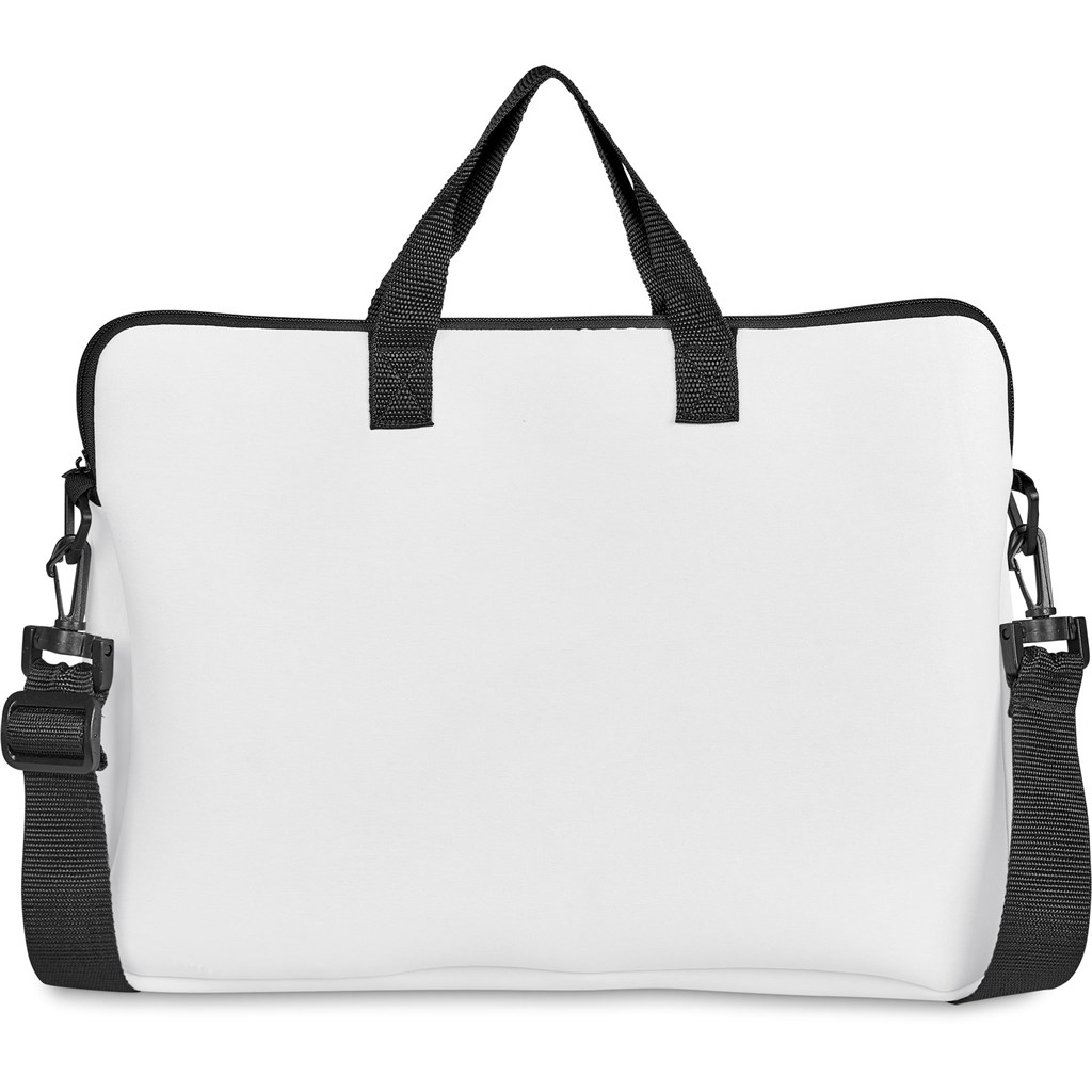 Hoppla Nimbus Neoprene Laptop Sleeve with Handles & Shoulder Strap – 15 -16 inch - RED - Image 3