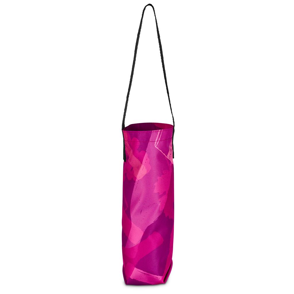 Hoppla Cellaro Polyester Wine Bottle Gift Bag - GREY - Image 2
