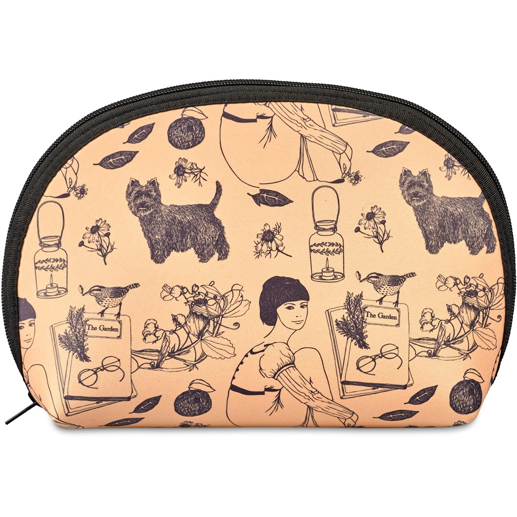 Hoppla Isabella Neoprene Midi Cosmetic Bag - BLACK - Image 5