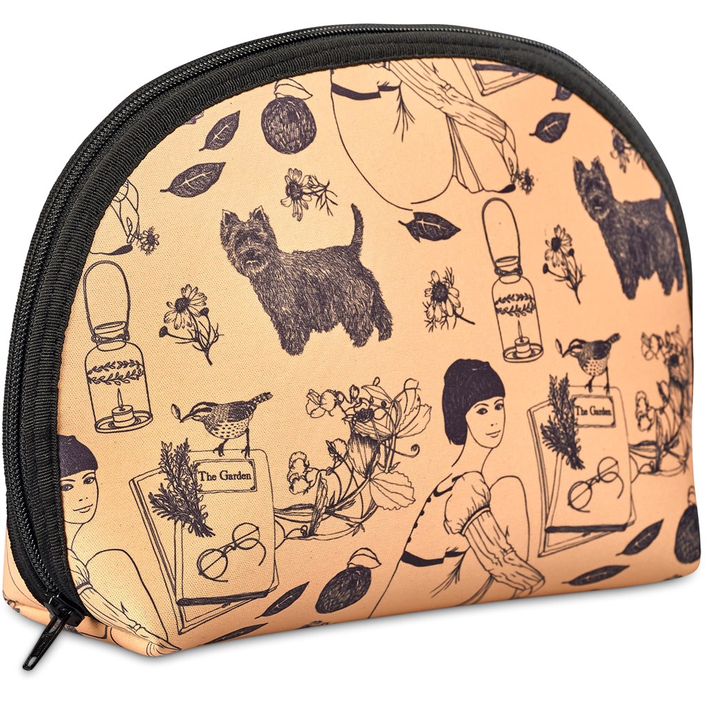 Hoppla Isabella Neoprene Midi Cosmetic Bag - BLACK - Image 9