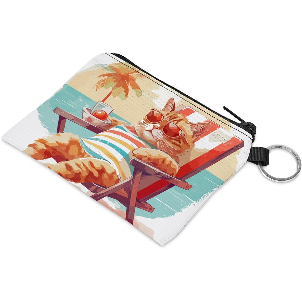 Hoppla Quirky Recycled PET Credit Card & Coin Purse - BLACK - Image 3