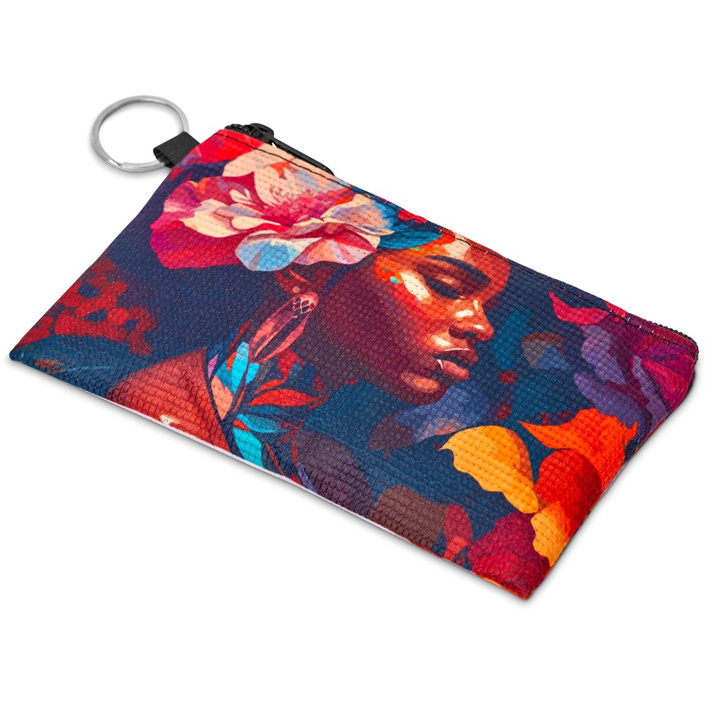 Hoppla Tammy Recycled PET Credit Card & Coin Purse - NAVY - Image 2