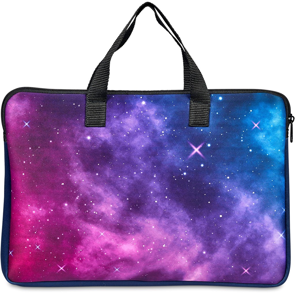 Hoppla Plett Neoprene Laptop Sleeve with Handles – 13-14 inch - BLACK - Image 5