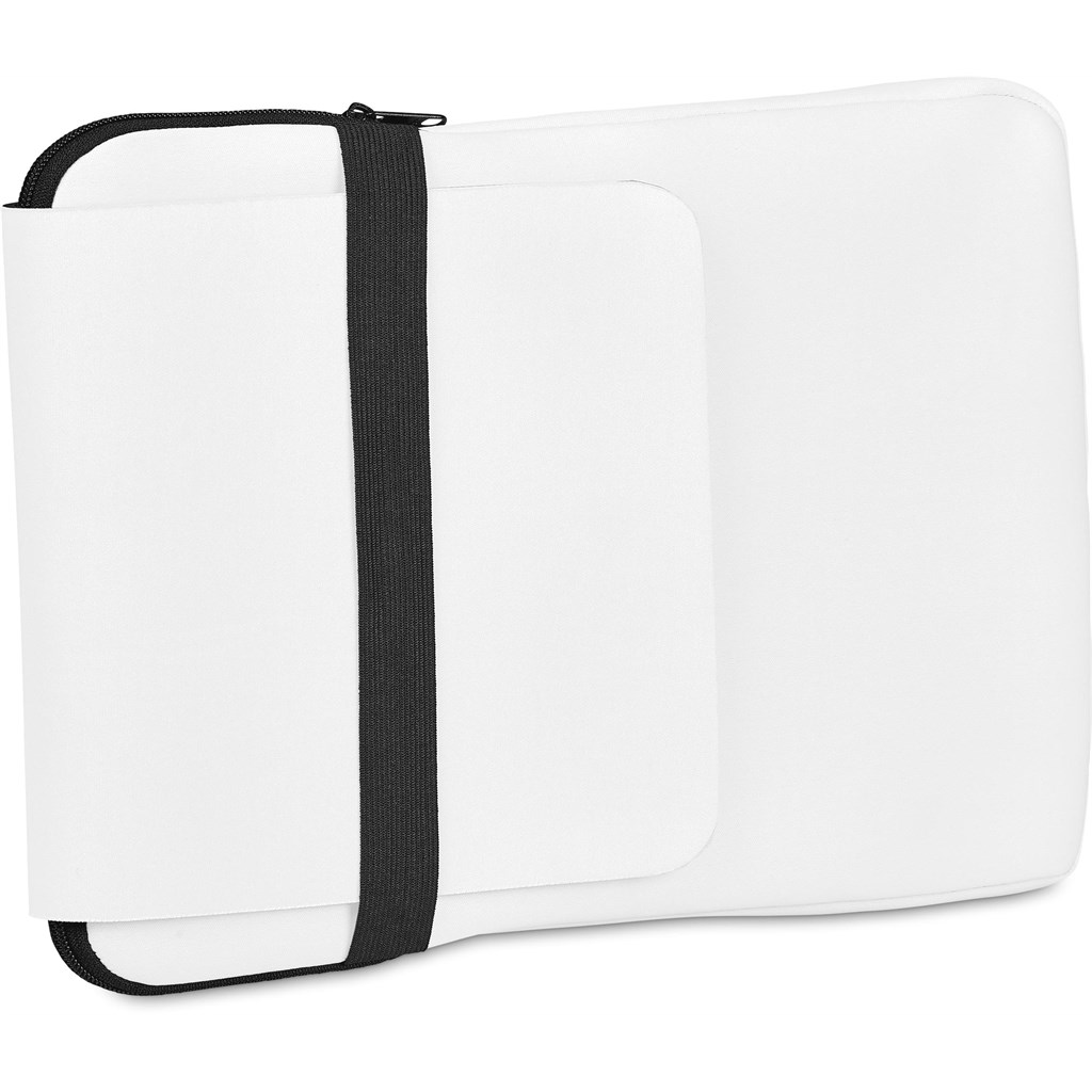 Hoppla Grotto Neoprene Laptop Sleeve with Mouse Pad – 13-14 inch - BLACK - Image 10