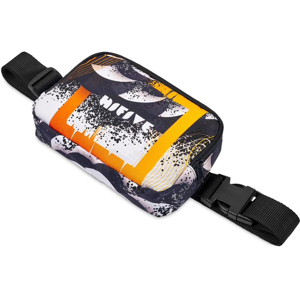 Hoppla Blyde Polyester Waist Bag - GREY - Image 4