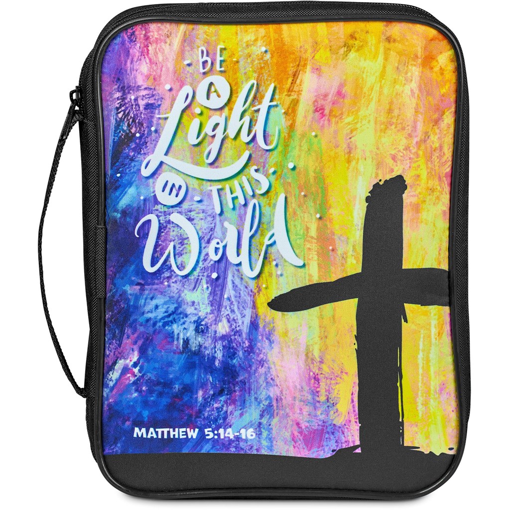 Hoppla Faith Bible Book Bag With Carry Handle - NAVY - Image 7