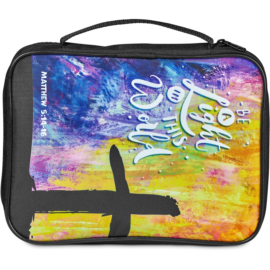 Hoppla Faith Bible Book Bag With Carry Handle - NAVY - Image 4