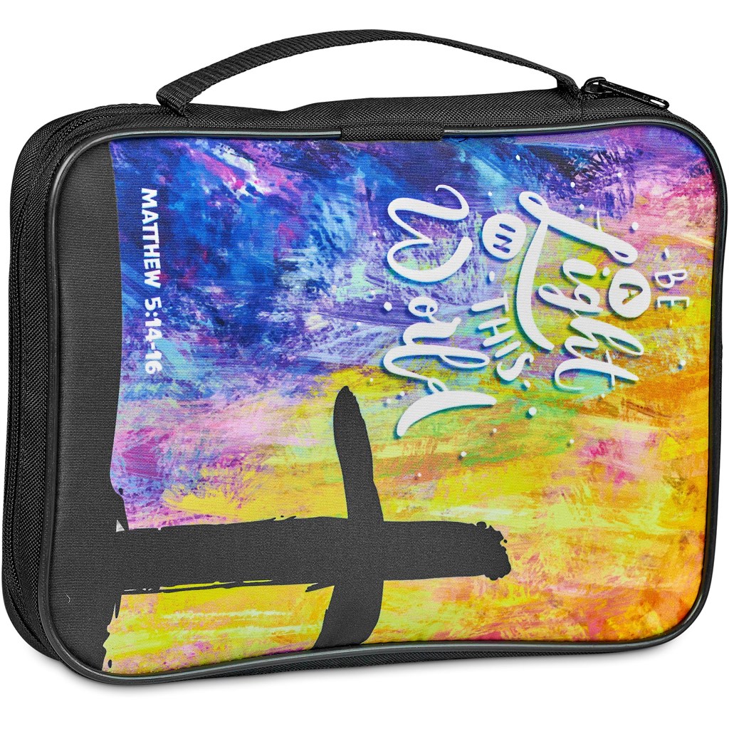 Hoppla Faith Bible Book Bag With Carry Handle - NAVY - Image 12