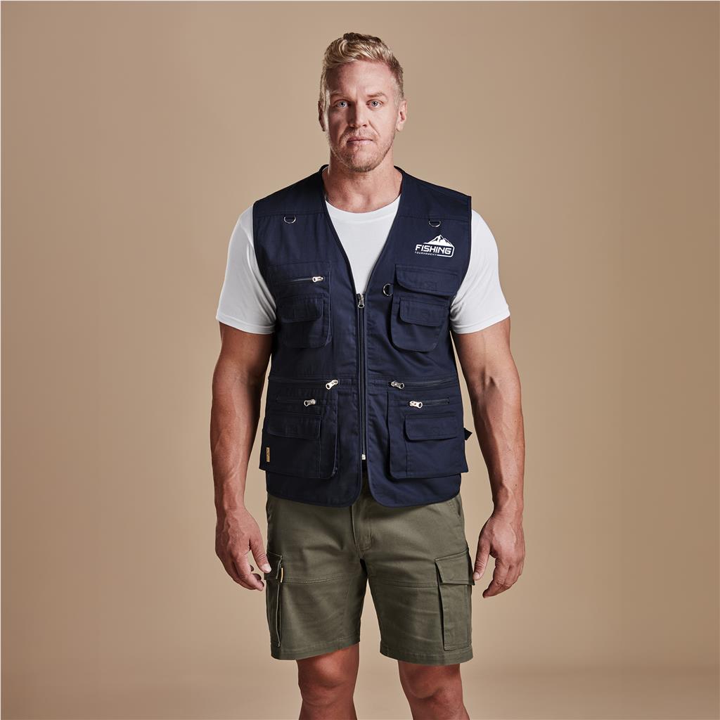 Mens Tugela Sleeveless Jacket - STONE / 2XL - Image 2