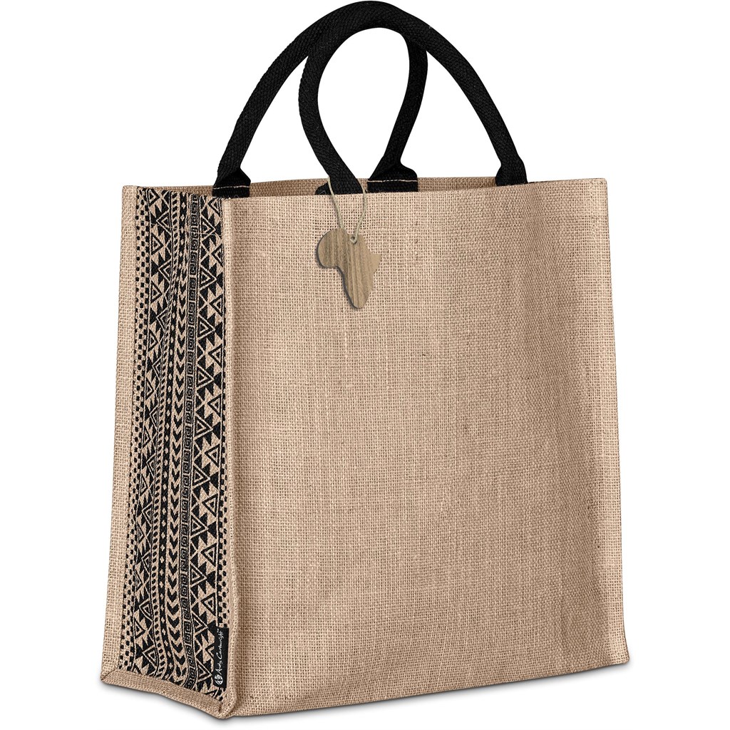Andy Cartwright Symmetry Jute Tote - NATURAL - Image 4