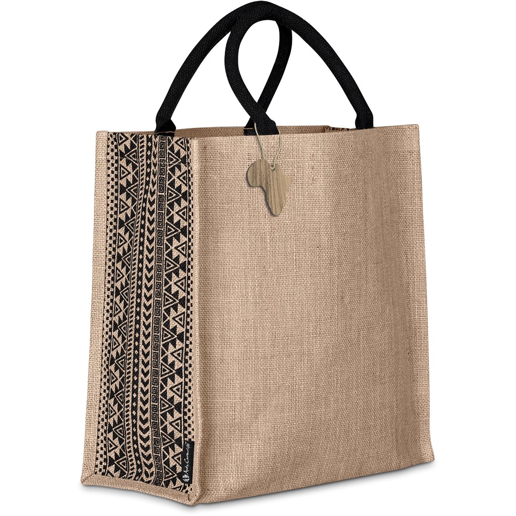 Andy Cartwright Symmetry Jute Tote - NATURAL - Image 3