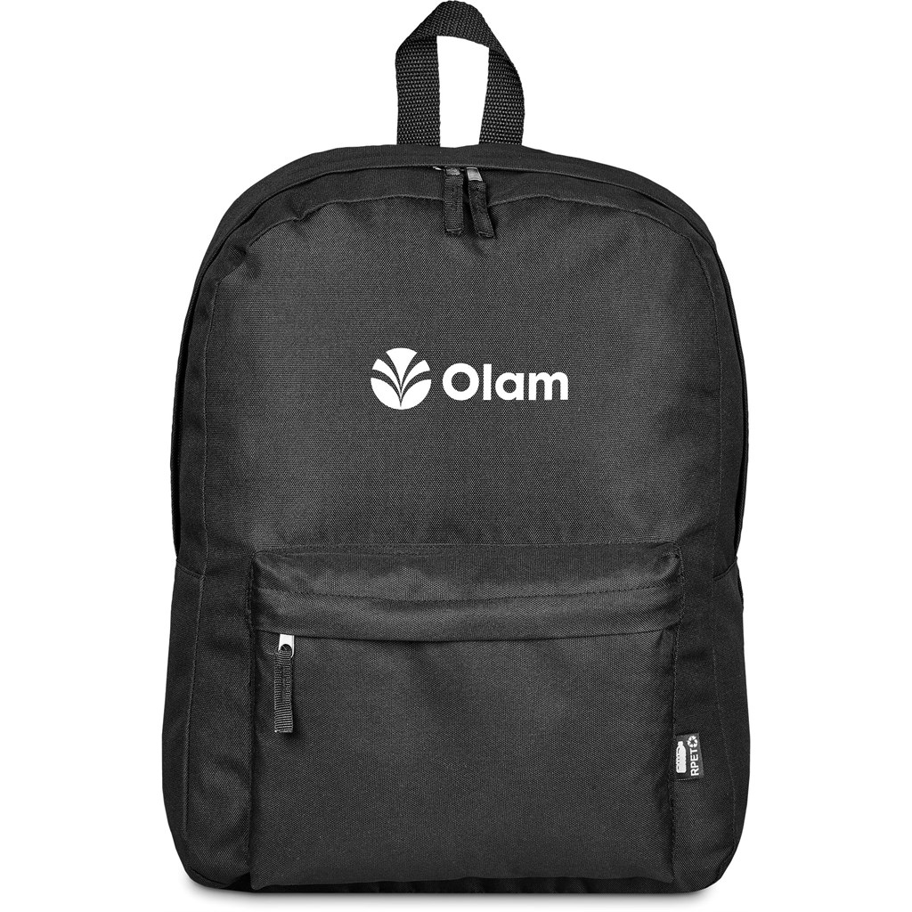 Altitude Econoca Recycled PET Backpack - BLACK - Image 2