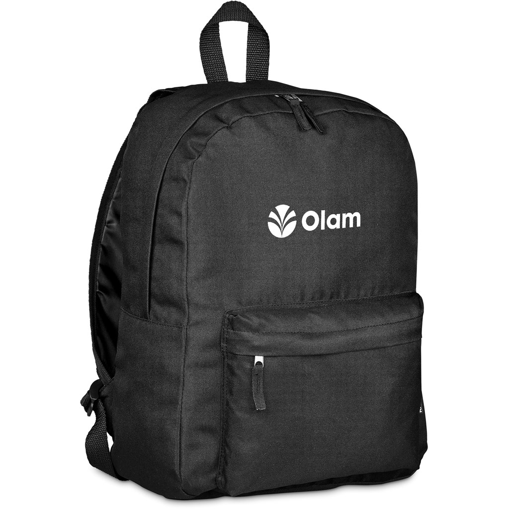 Altitude Econoca Recycled PET Backpack - BLACK - Image 6