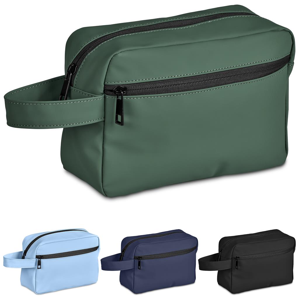 Altitude Everdri Water-Resistant Toiletry Bag - DARK GREEN - Image 2