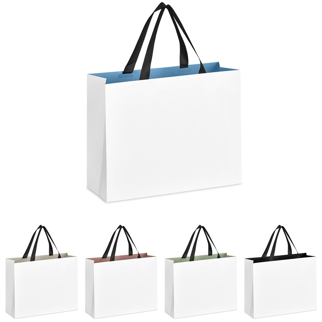 Altitude Galleria Midi Paper Gift Bag - SAGE - Image 2