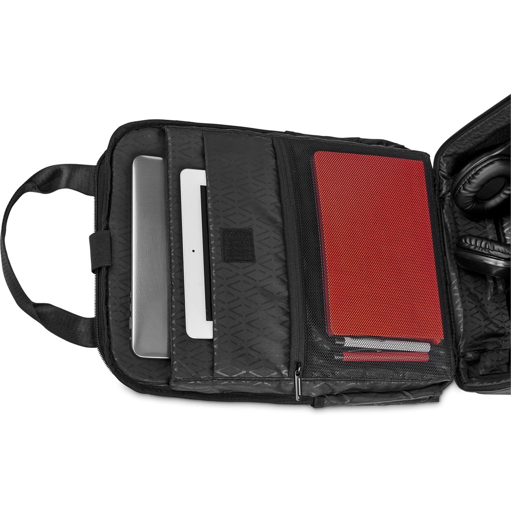 Alex Varga Tremezzo Laptop Backpack - BLACK - Image 6