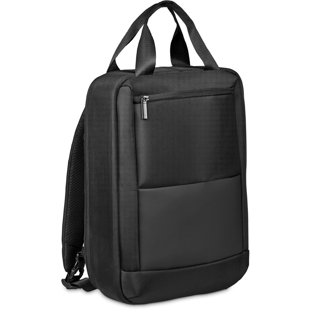Alex Varga Tremezzo Laptop Backpack - BLACK - Image 15