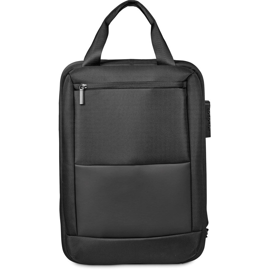 Alex Varga Tremezzo Laptop Backpack - BLACK - Image 18