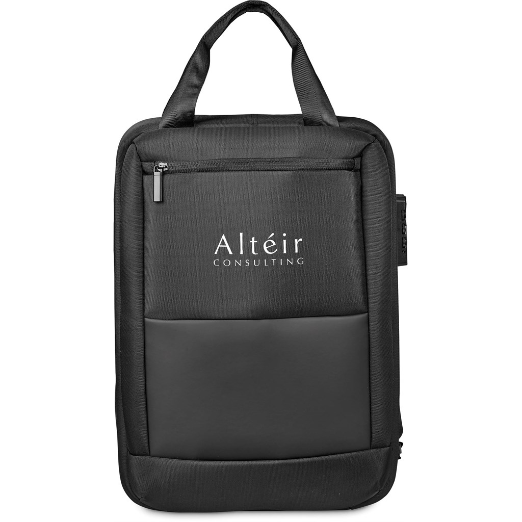 Alex Varga Tremezzo Laptop Backpack - BLACK - Image 17