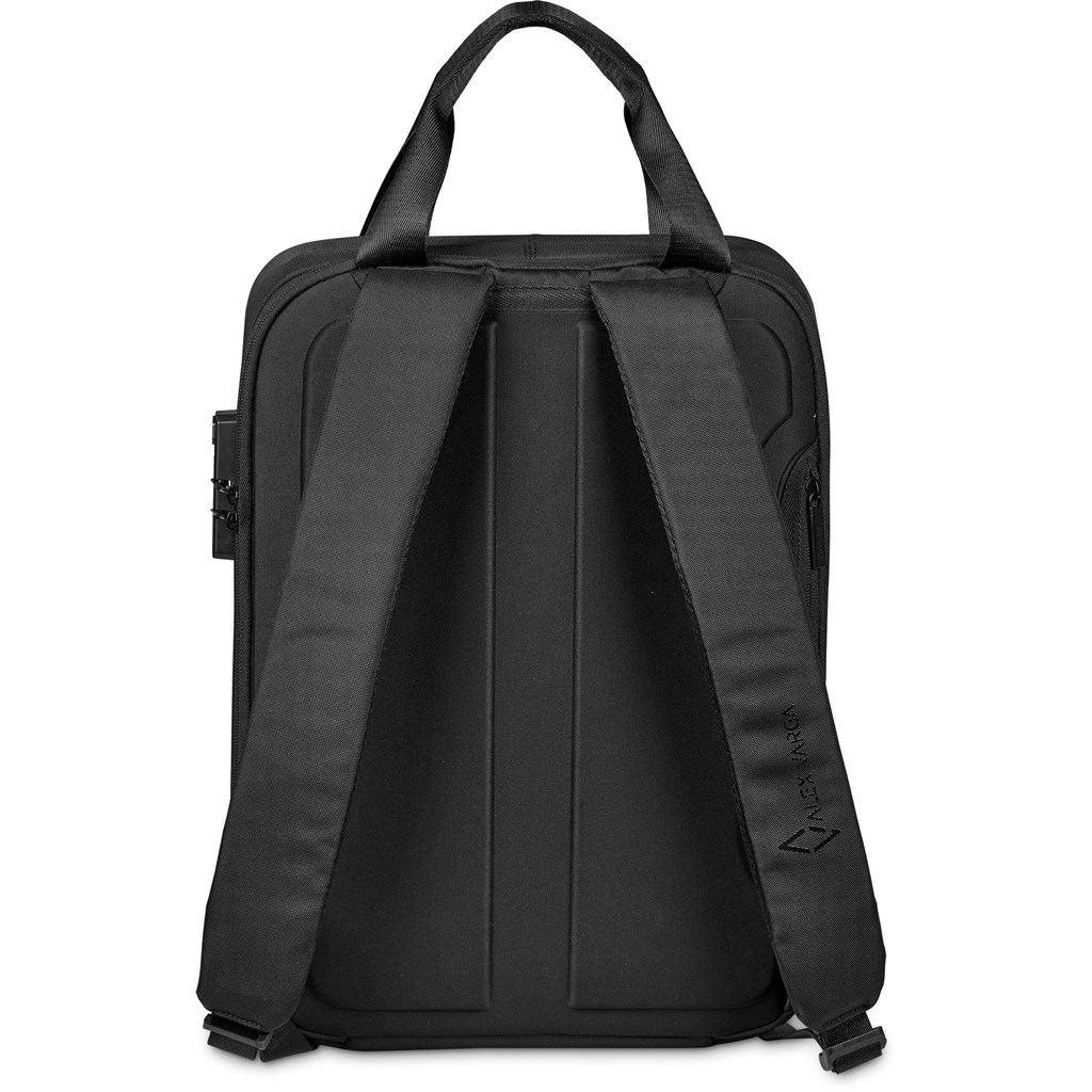 Alex Varga Tremezzo Laptop Backpack - BLACK - Image 14