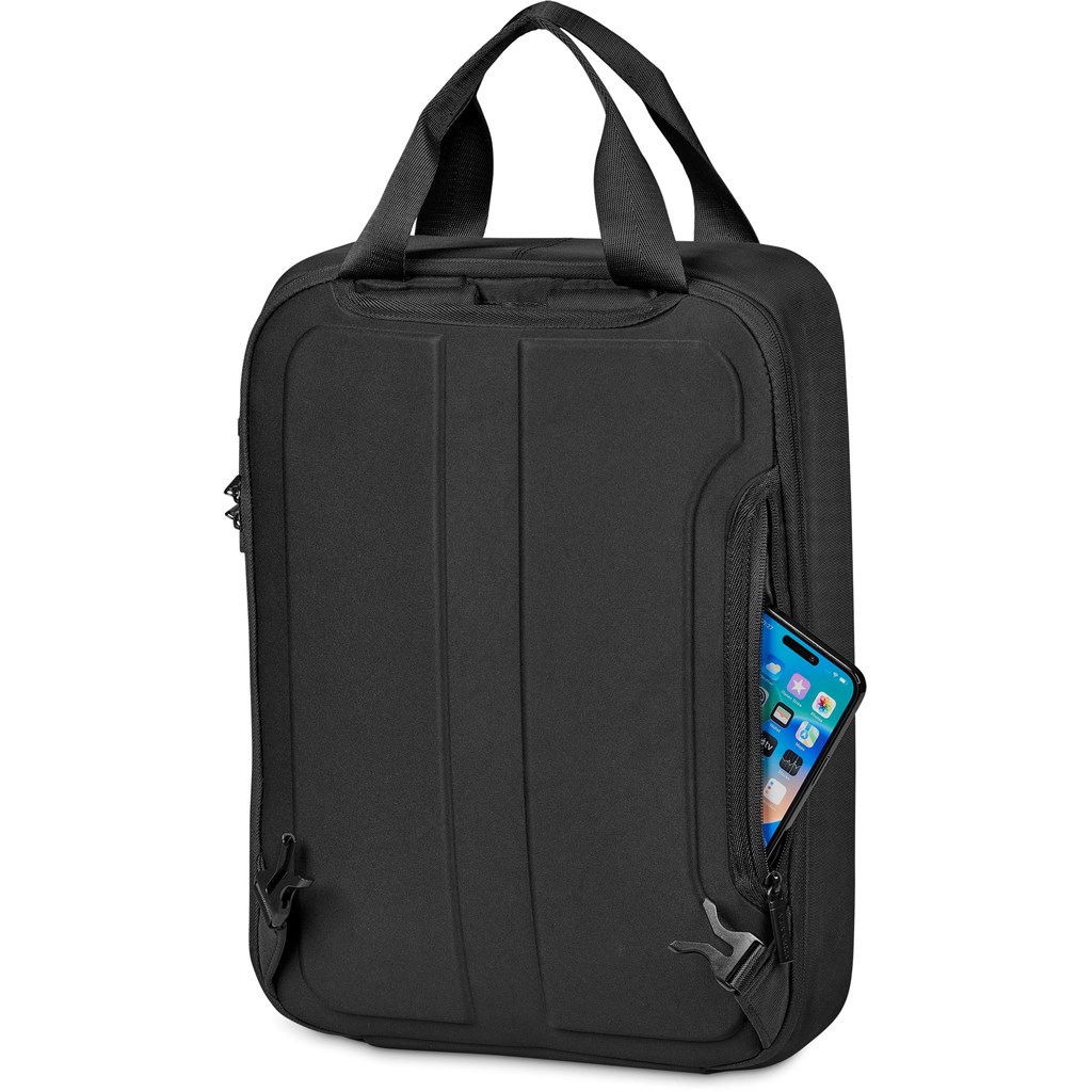 Alex Varga Tremezzo Laptop Backpack - BLACK - Image 8