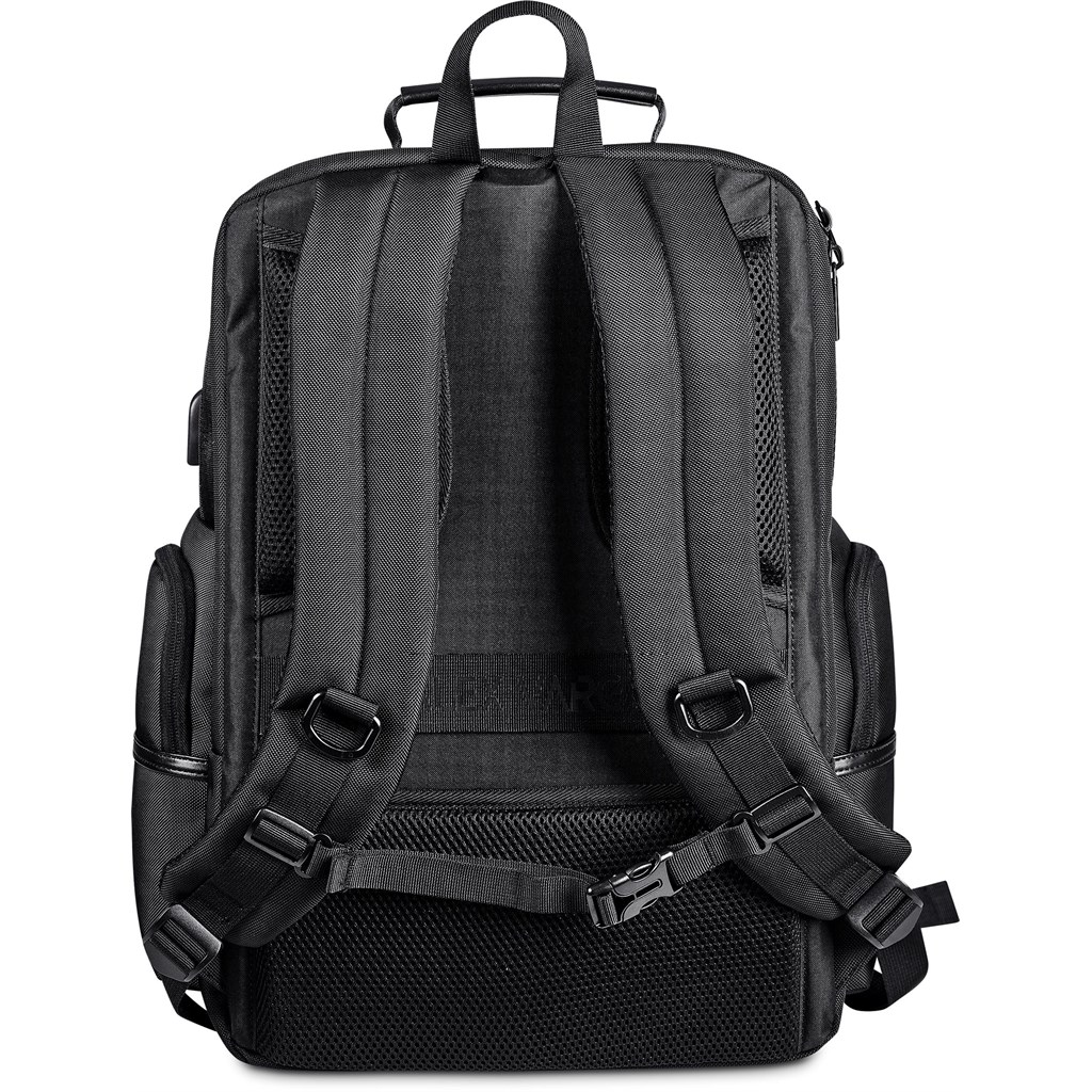 Alex Varga Fitzrovia Laptop Backpack - BLACK - Image 14