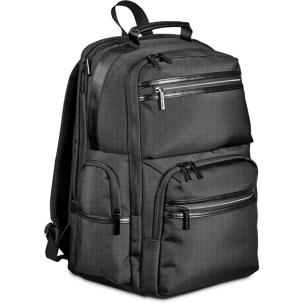 Alex Varga Fitzrovia Laptop Backpack - BLACK - Image 20