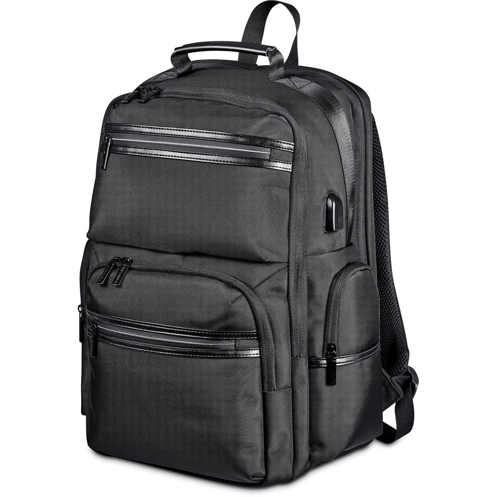 Alex Varga Fitzrovia Laptop Backpack - BLACK - Image 2