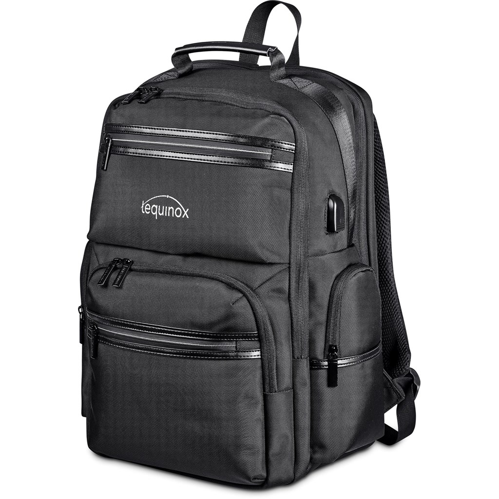 Alex Varga Fitzrovia Laptop Backpack - BLACK - Image 12