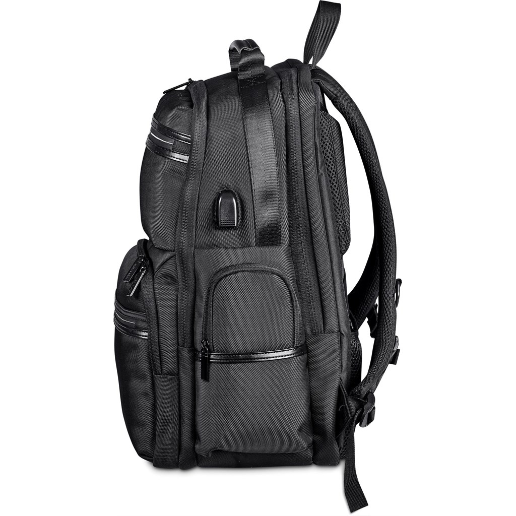Alex Varga Fitzrovia Laptop Backpack - BLACK - Image 17