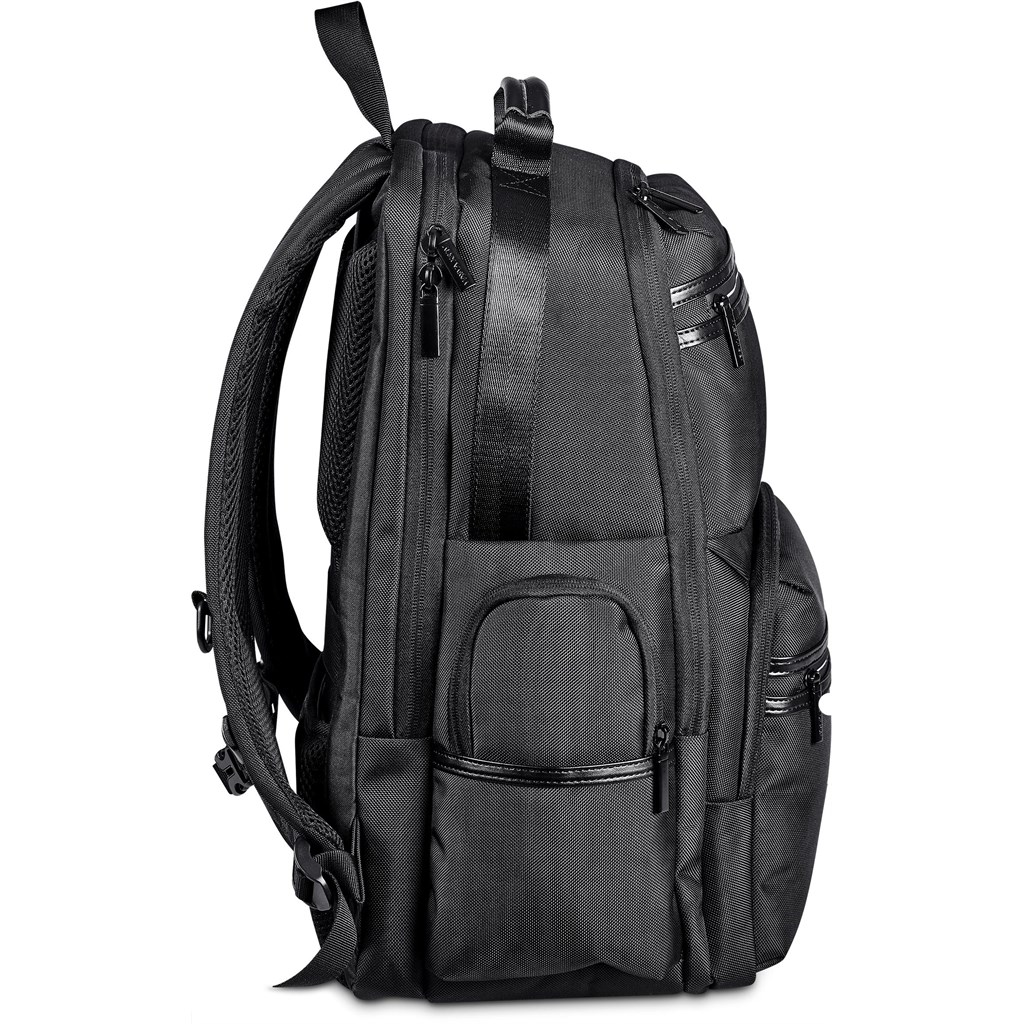 Alex Varga Fitzrovia Laptop Backpack - BLACK - Image 15
