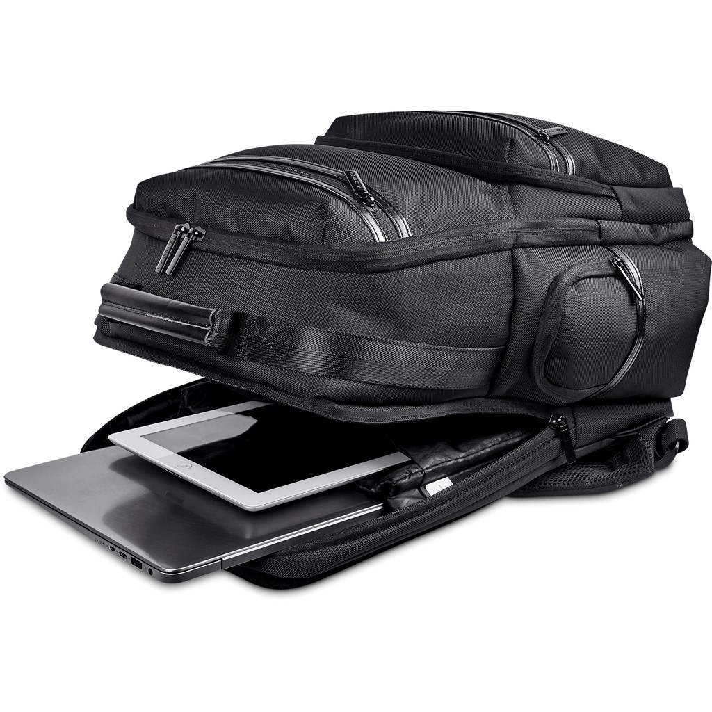 Alex Varga Fitzrovia Laptop Backpack - BLACK - Image 9