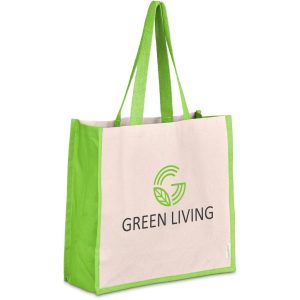 Kooshty SoCo Cotton Tote - Lime - LIME