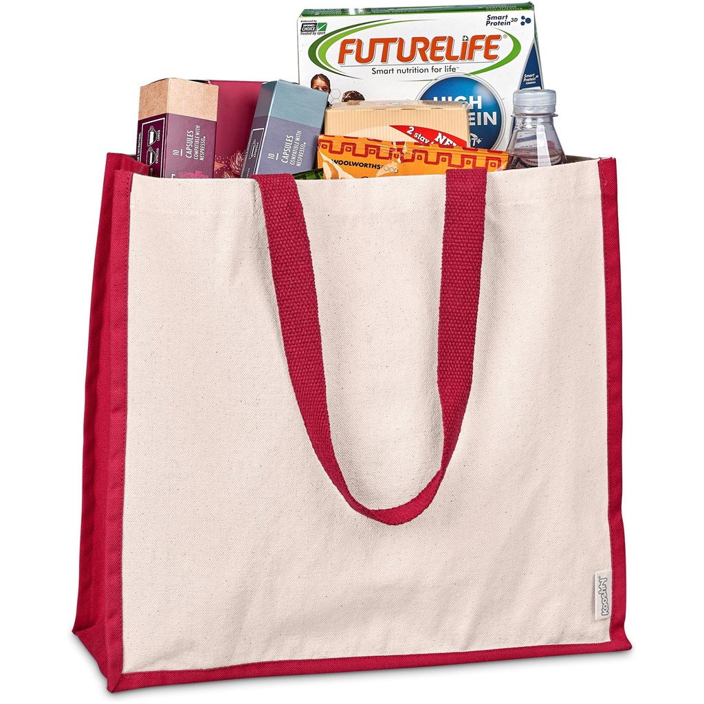 Kooshty SoCo Cotton Tote - RED - Image 6
