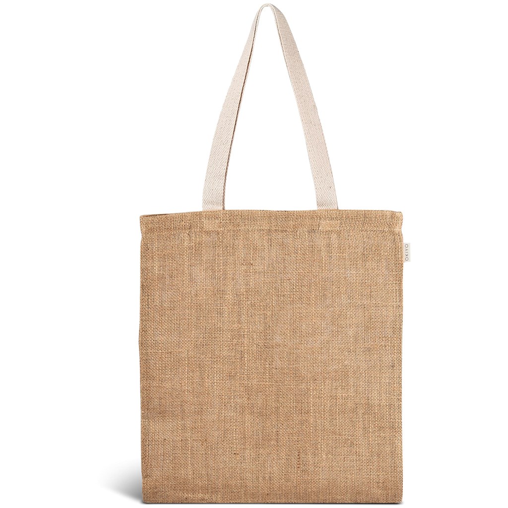 Okiyo Yasashii Jute Shopper - NATURAL - Image 2