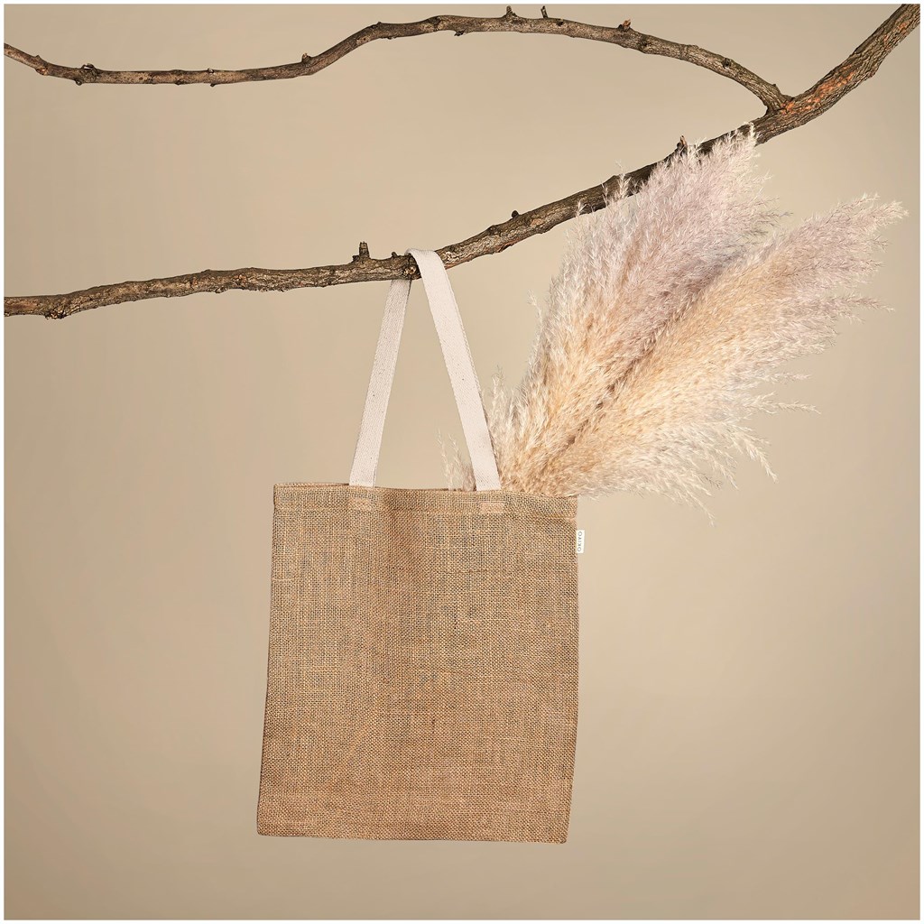 Okiyo Yasashii Jute Shopper - NATURAL - Image 5