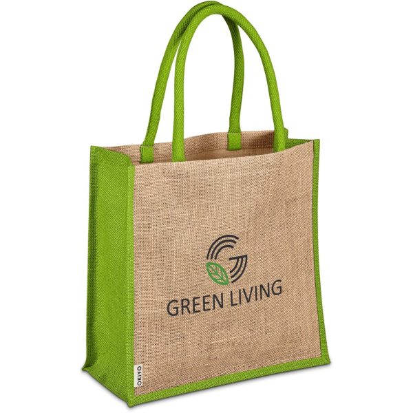 Okiyo Okinawa Jute Tote - Lime - LIME