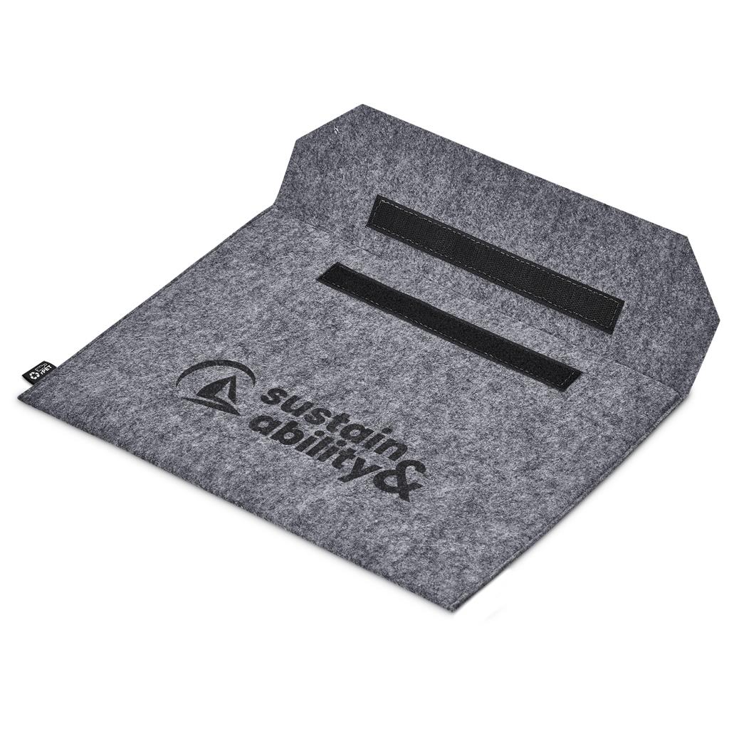 Okiyo Shorui Recycled PET Felt Document Bag - GREY - Image 12