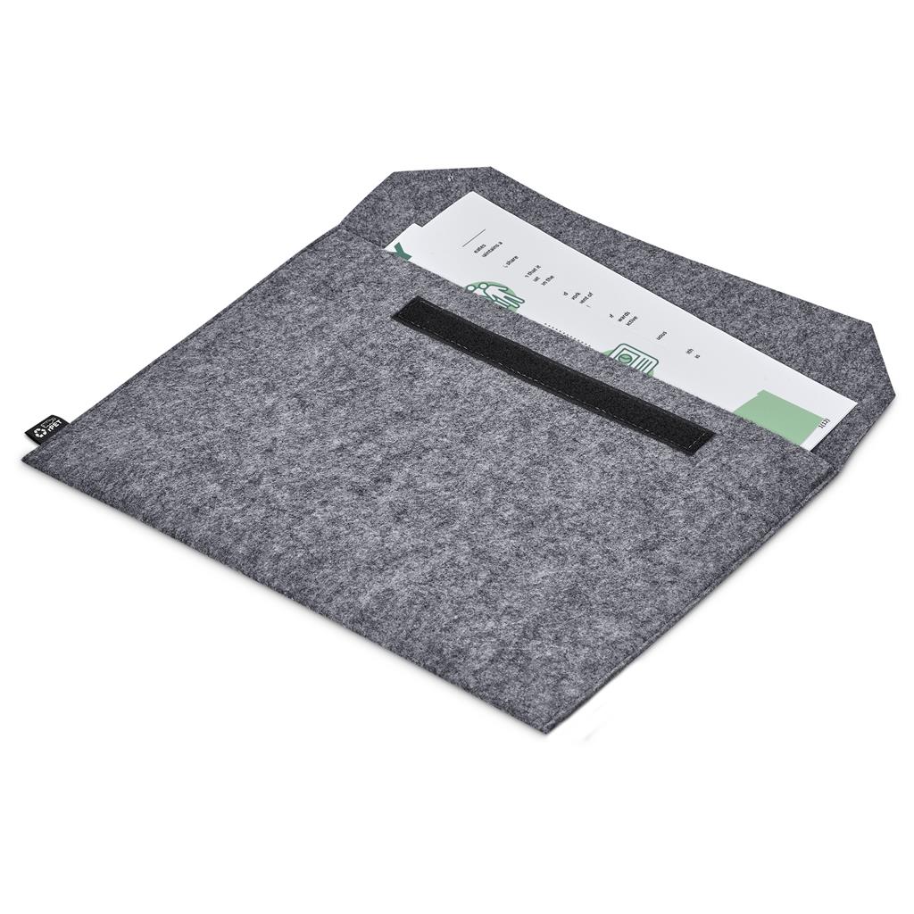 Okiyo Shorui Recycled PET Felt Document Bag - GREY - Image 13
