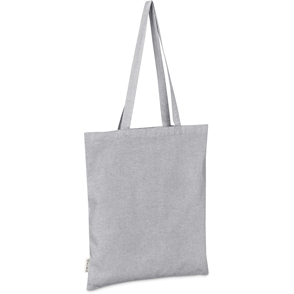 Okiyo Sakiori Recycled Cotton Shopper - GREY - Image 6
