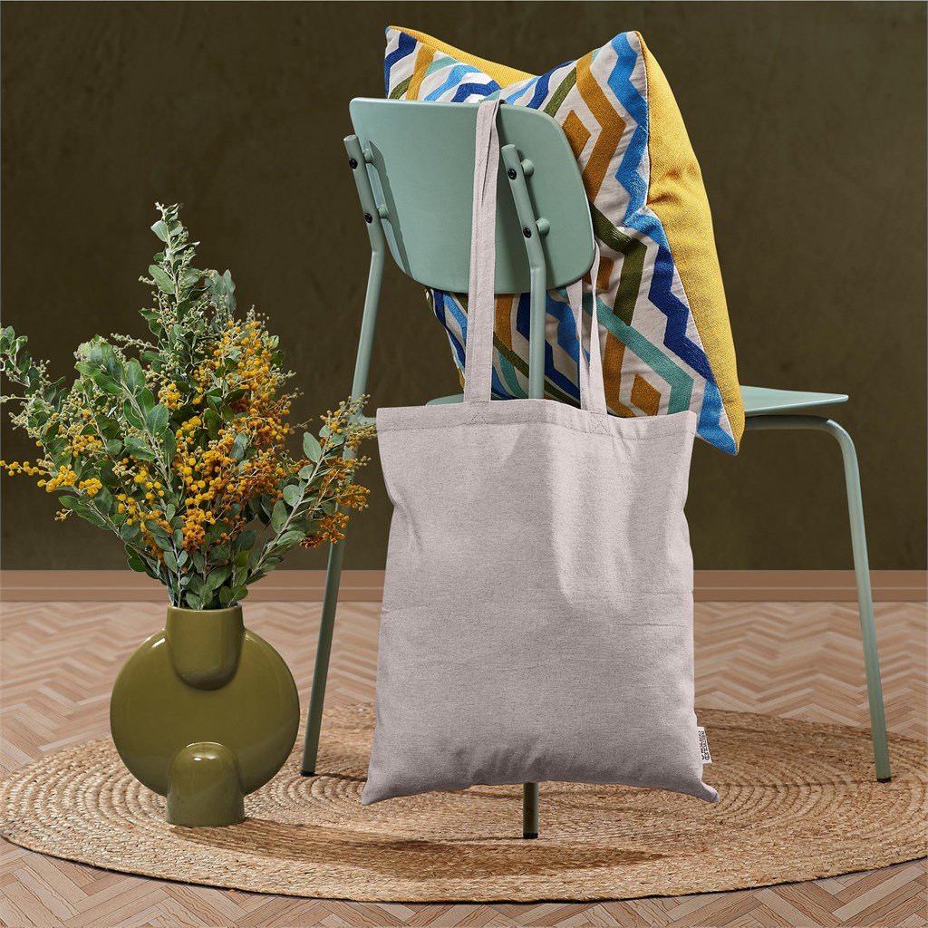 Okiyo Sakiori Recycled Cotton Shopper - GREY - Image 4