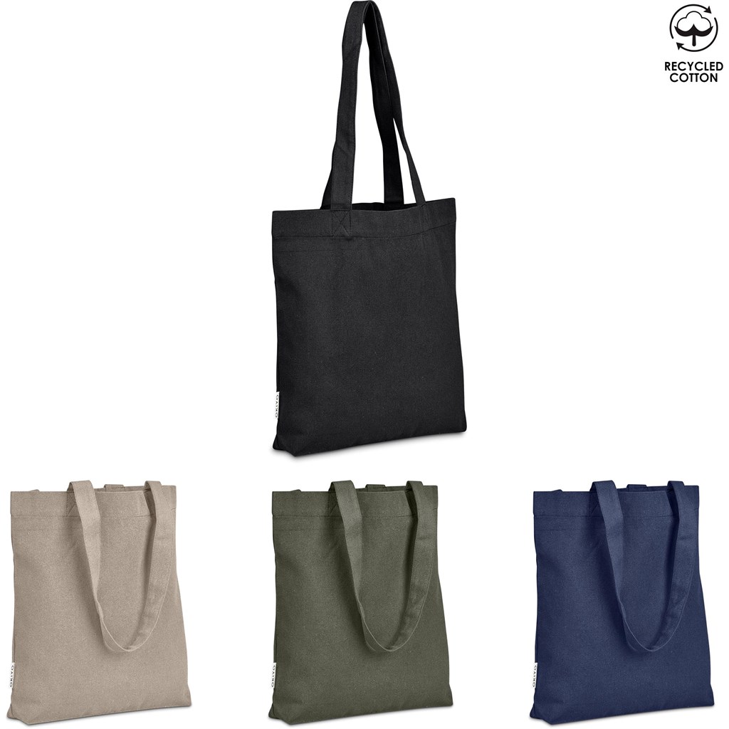 Okiyo Kyanbasu Recycled Canvas Shopper - STONE - Image 2