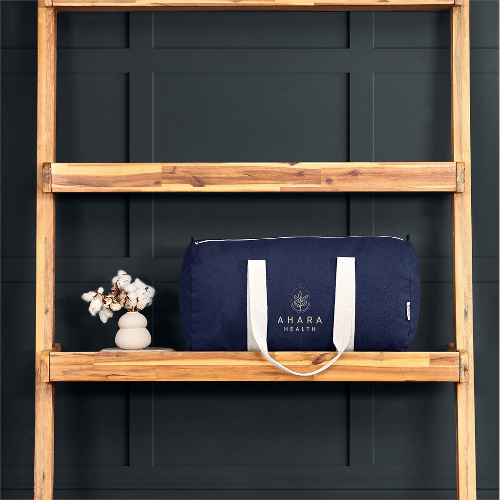 Okiyo Supotsu Recycled Canvas Sports Bag - STONE - Image 8