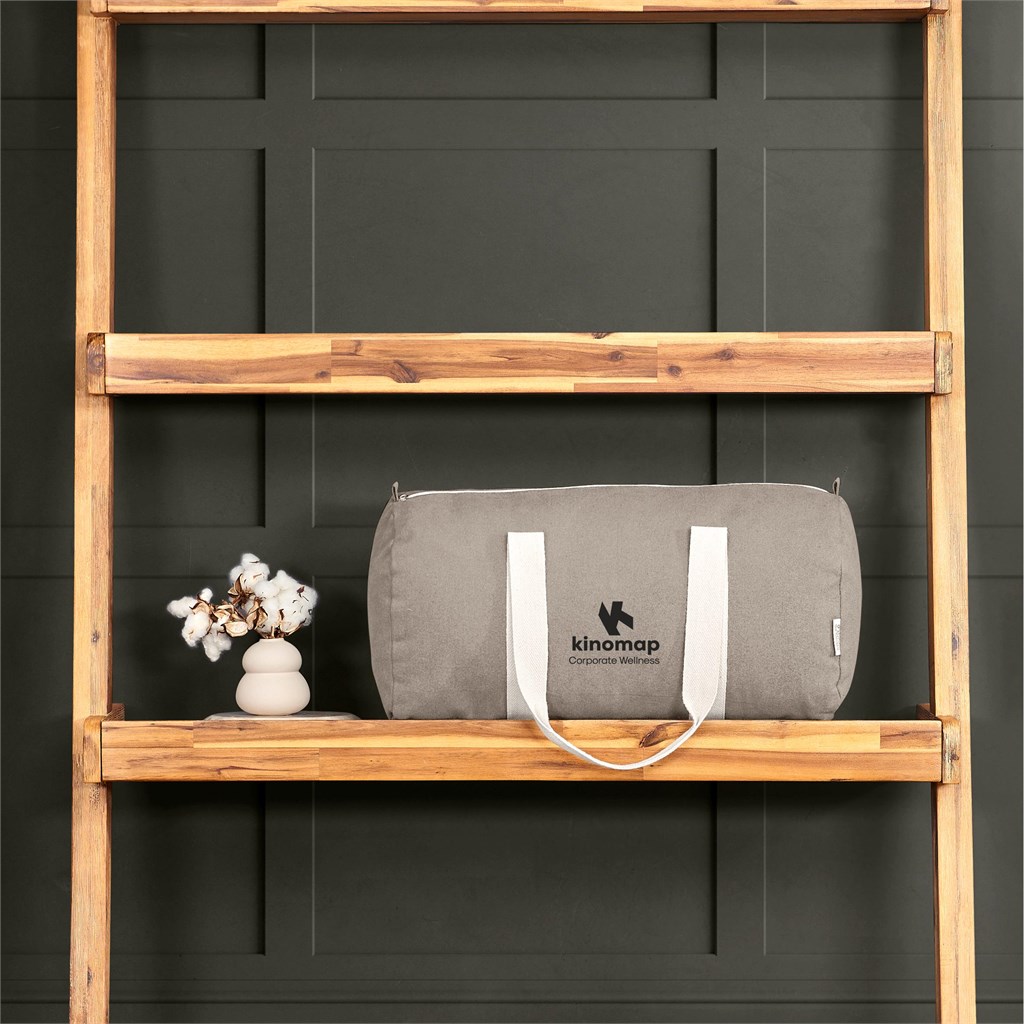 Okiyo Supotsu Recycled Canvas Sports Bag - STONE - Image 10