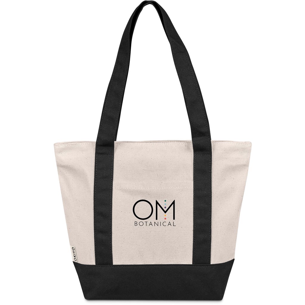 Okiyo Chibi Mini Cotton Bag - BLACK - Image 3