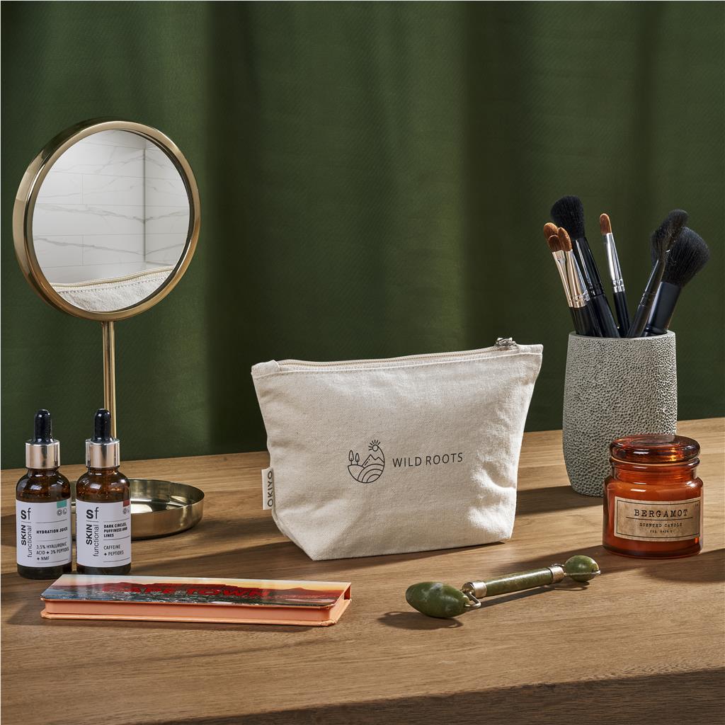 Okiyo Asa Cosmetic & Accessory Bag - NATURAL - Image 8