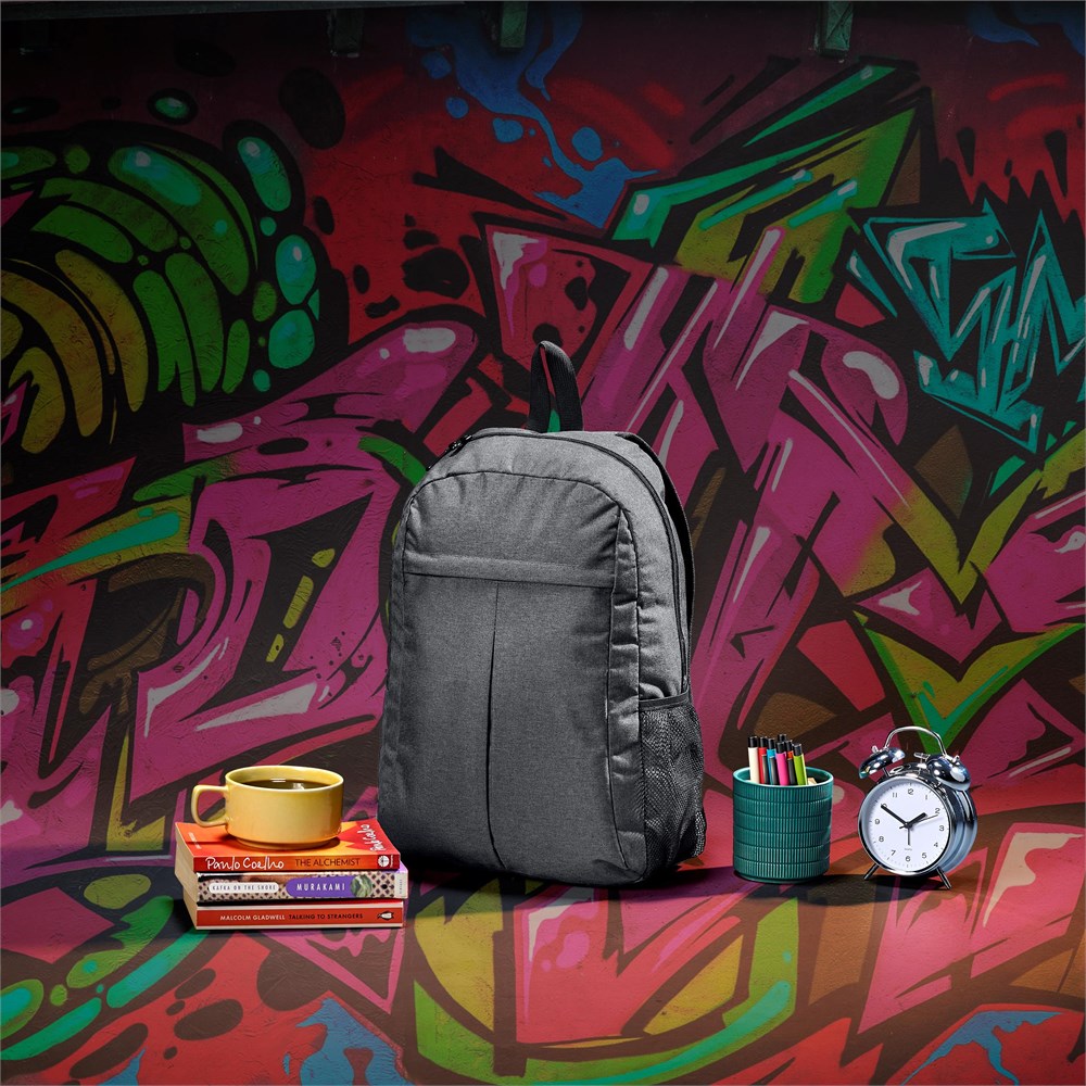 Swiss Cougar Stockholm Laptop Backpack - DARK GREY - Image 3