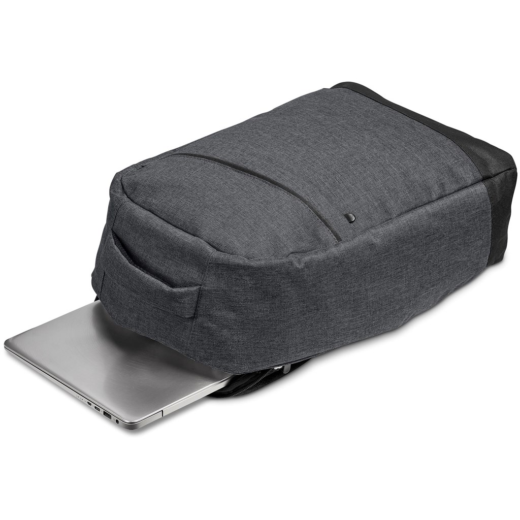 Swiss Cougar Munich Anti-Theft Laptop Backpack - DARK GREY - Image 14