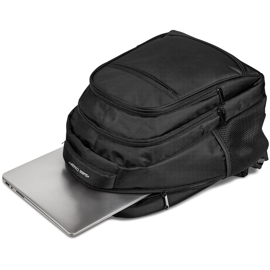 Swiss Cougar Boston Laptop Backpack - NAVY - Image 10