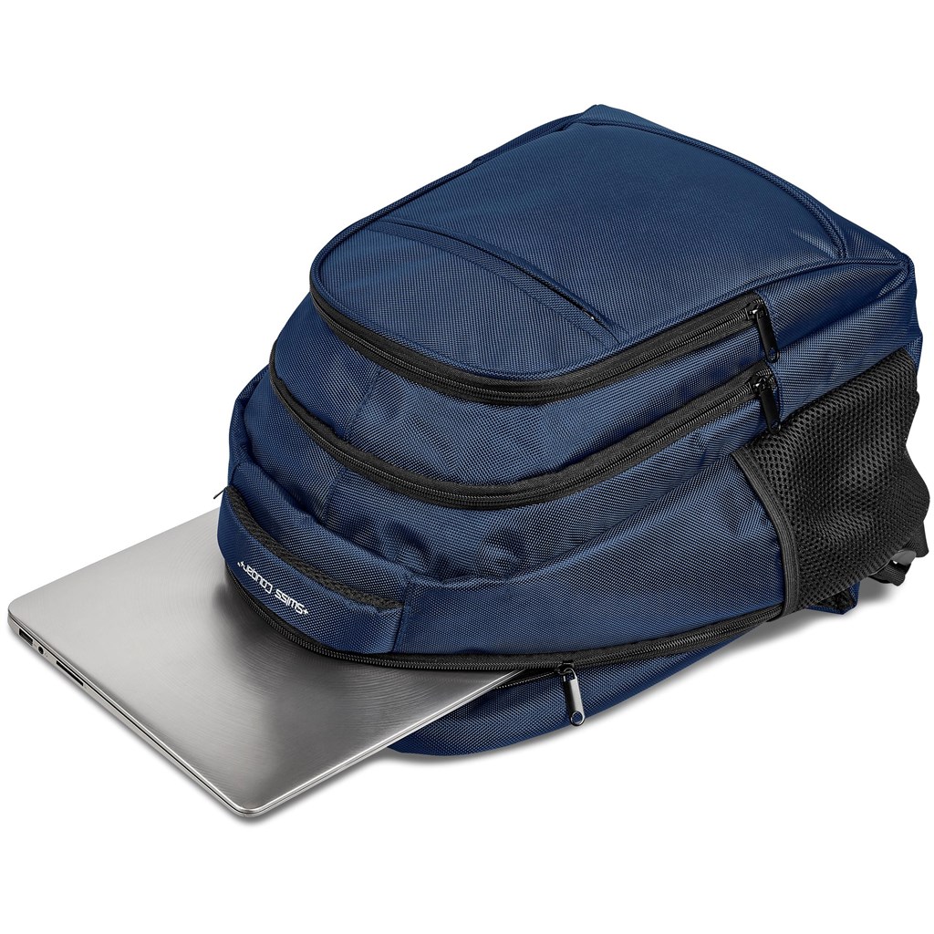 Swiss Cougar Boston Laptop Backpack - NAVY - Image 3